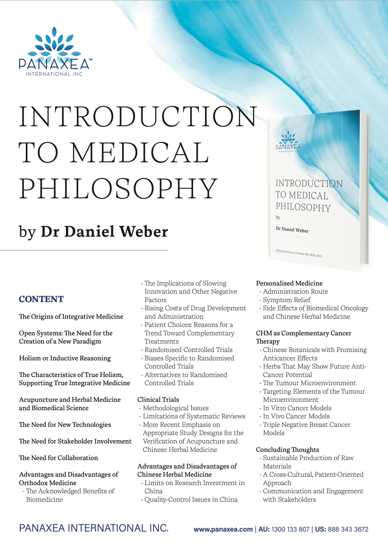 INTRODUCTION TO MEDICAL PHILOSOPHY by Dr Daniel Weber